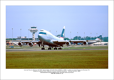 VR-HOM- Cathay Pacific Boeing 747-367  (Msn 23920 Ln 690) - 07