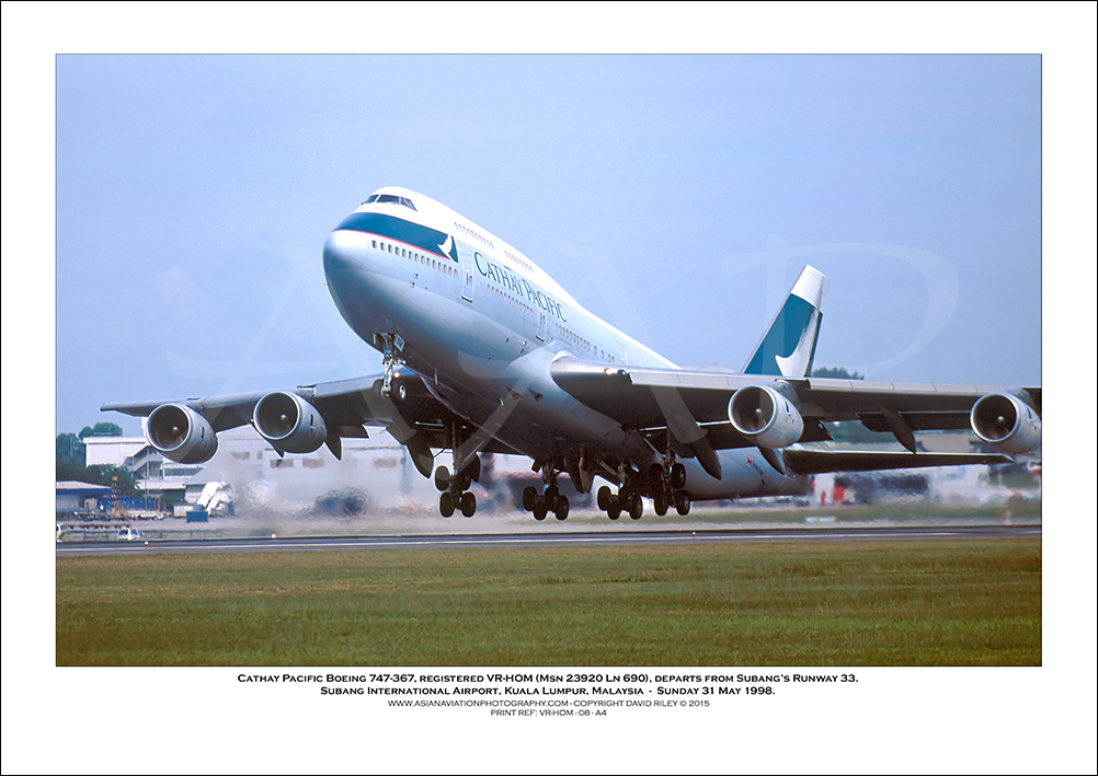 VR-HOM- Cathay Pacific Boeing 747-367  (Msn 23920 Ln 690) - 08
