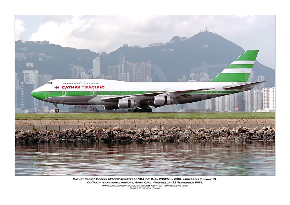 VR-HOM- Cathay Pacific Boeing 747-367  (Msn 23920 Ln 690) - 09
