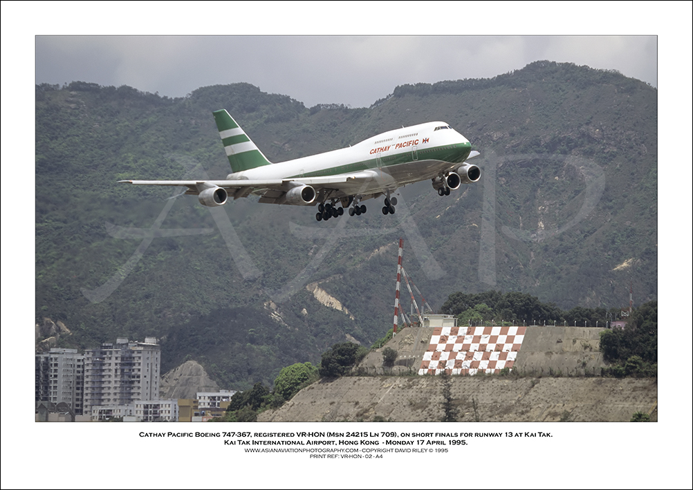 VR-HON- Cathay Pacific Boeing 747-367  (Msn 24215 Ln 709) - 02