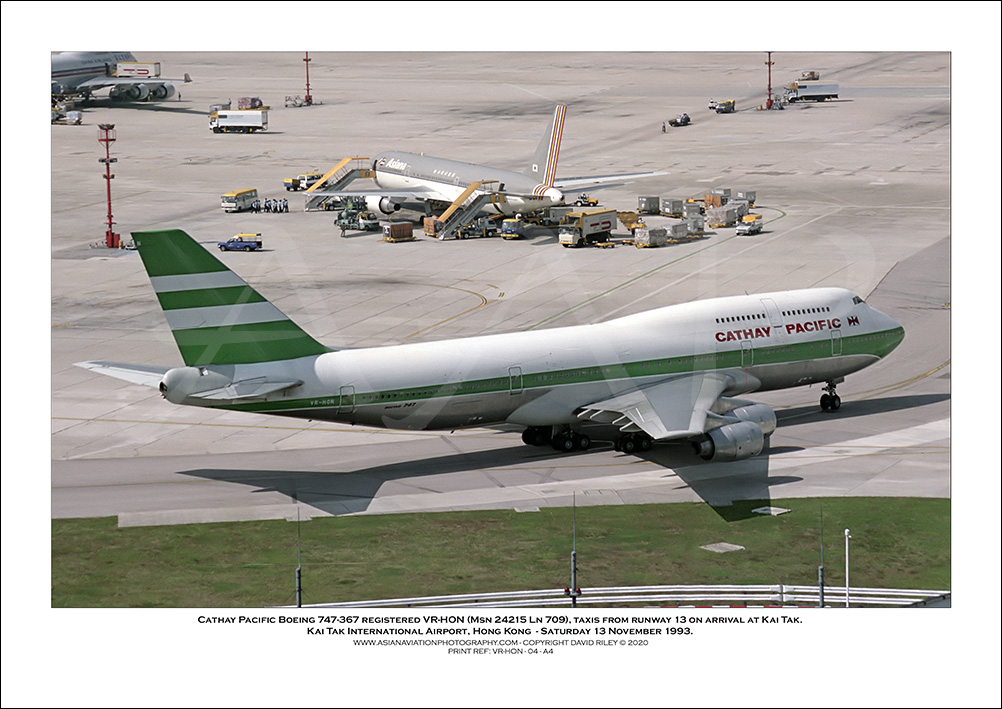 VR-HON- Cathay Pacific Boeing 747-367  (Msn 24215 Ln 709) - 04