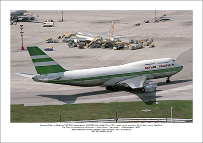 VR-HON- Cathay Pacific Boeing 747-367  (Msn 24215 Ln 709) - 04