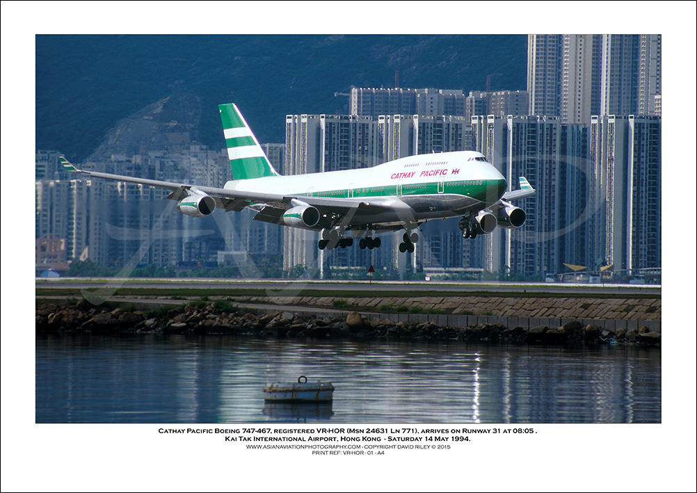 VR-HOR - Cathay Pacific Boeing 747-467  (Msn  23814 Ln 705) - 01