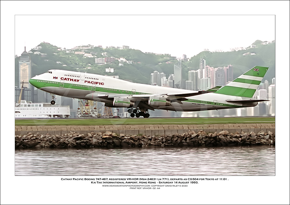 VR-HOR - Cathay Pacific Boeing 747-467  (Msn  23814 Ln 705) - 02