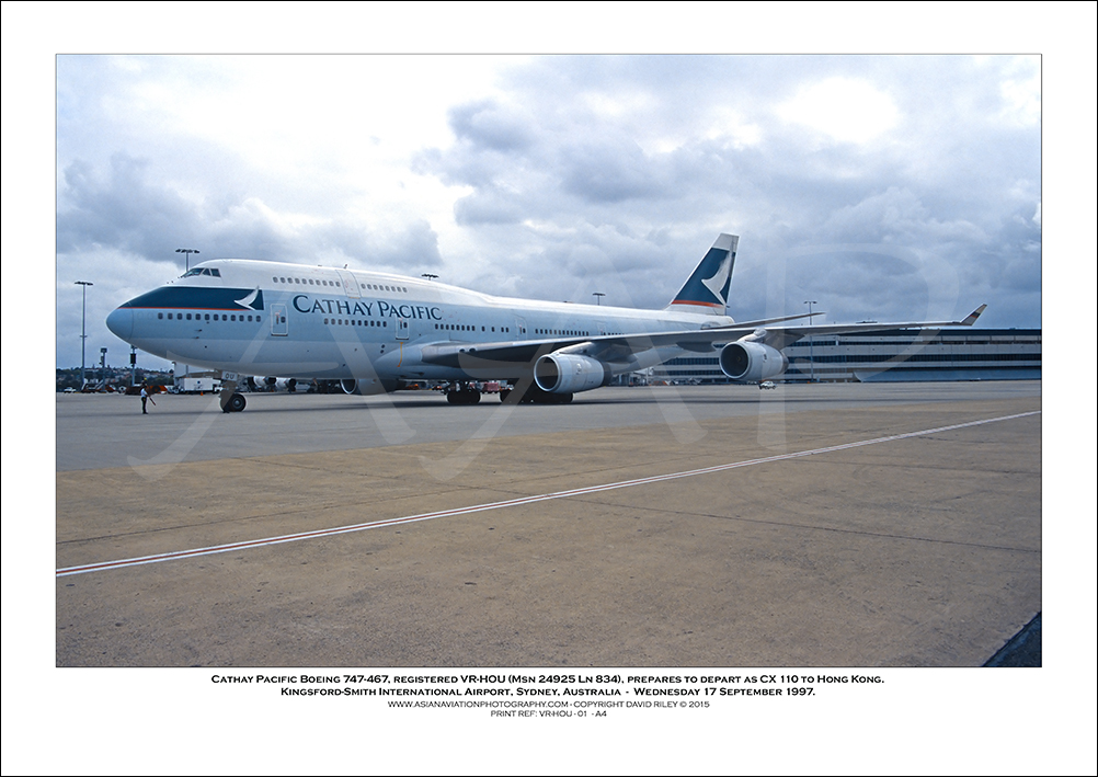 VR-HOU - Cathay Pacific Boeing 747-467  (Msn  23814 Ln 705) - 01