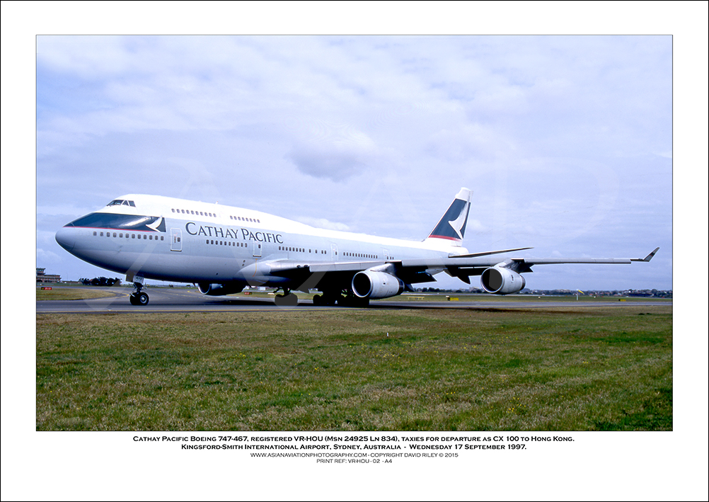 VR-HOU - Cathay Pacific Boeing 747-467  (Msn  23814 Ln 705) - 02
