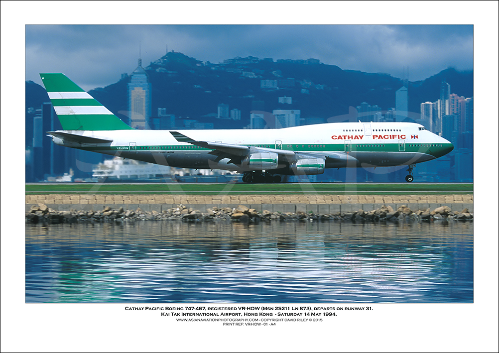 VR-HOW - Cathay Pacific Boeing 747-467  (Msn 25211 Ln 873) - 01