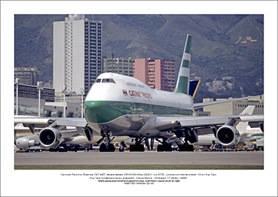 VR-HOW - Cathay Pacific Boeing 747-467  (Msn 25211 Ln 873) - 02