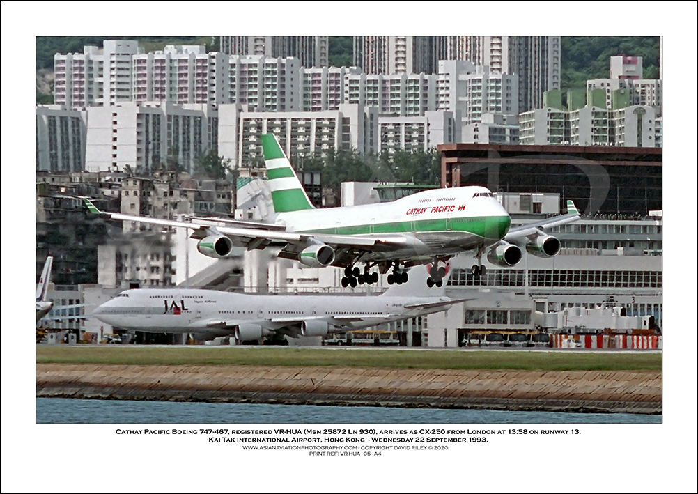 VR-HUA - Cathay Pacific Boeing 747-467  (Msn 25872 Ln 930) - 05