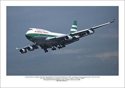 VR-HUB - Cathay Pacific Boeing 747-467  (Msn 25873 Ln 937) - 01