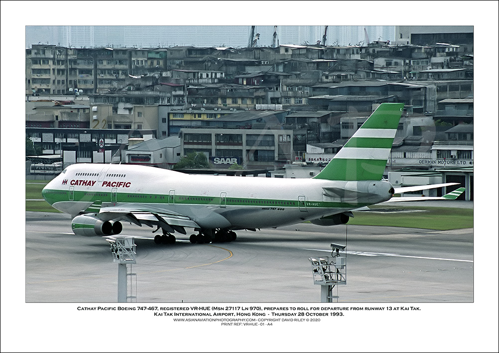 VR-HUE - Cathay Pacific Boeing 747-467  (Msn 27117 Ln 970) - 01