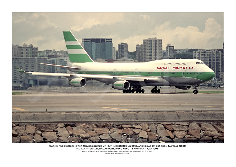 VR-HUF - Cathay Pacific Boeing 747-467  (Msn 25869 Ln 993) - 01