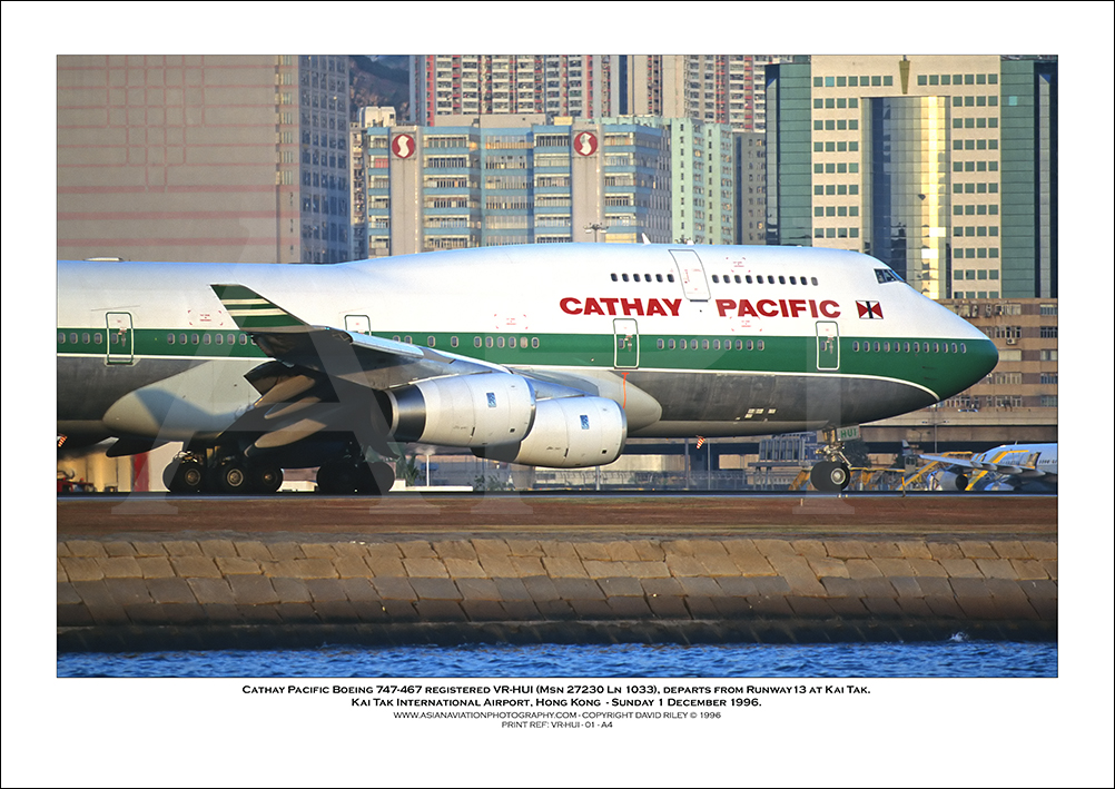 VR-HUI - Cathay Pacific Boeing 747-467  (Msn 27230 Ln 1033) - 01
