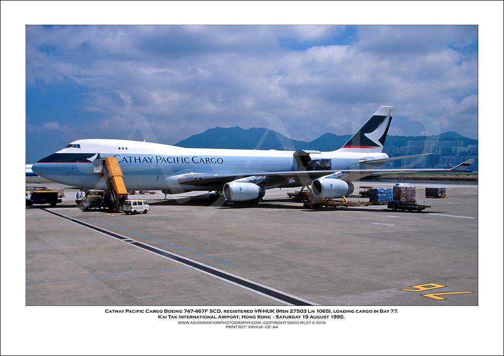 VR-HUK- Cathay Pacific Boeing 747-467F SCD  (Msn 27503 Ln 1065) - 02