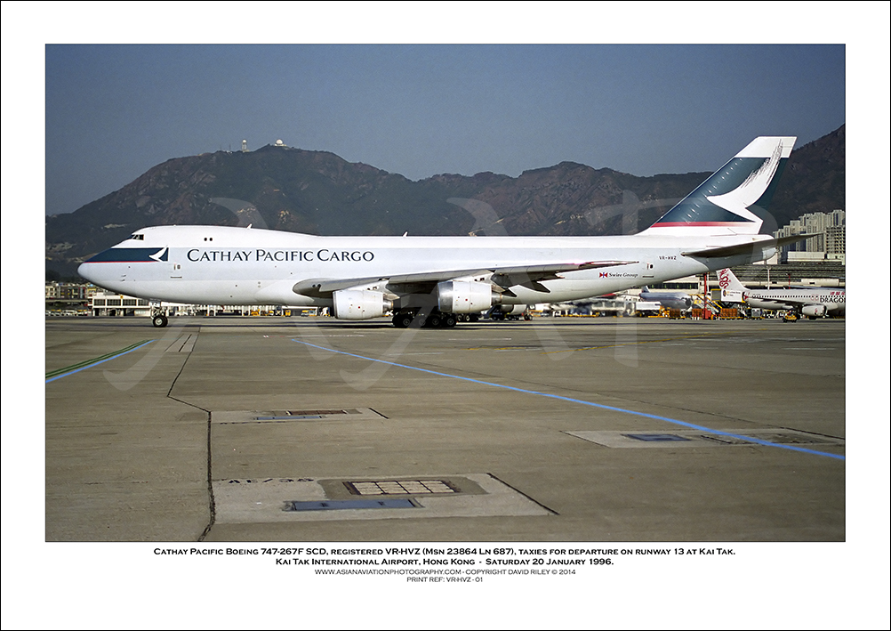 VR-HVZ- Cathay Pacific Boeing 747-267F SCD  (Msn23864 Ln 687) - 01