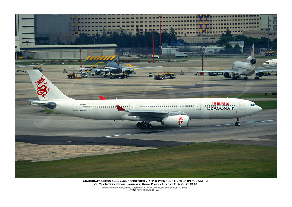 VR-HYD - Dragonair Airbus A330-342  (Msn 132) - 01