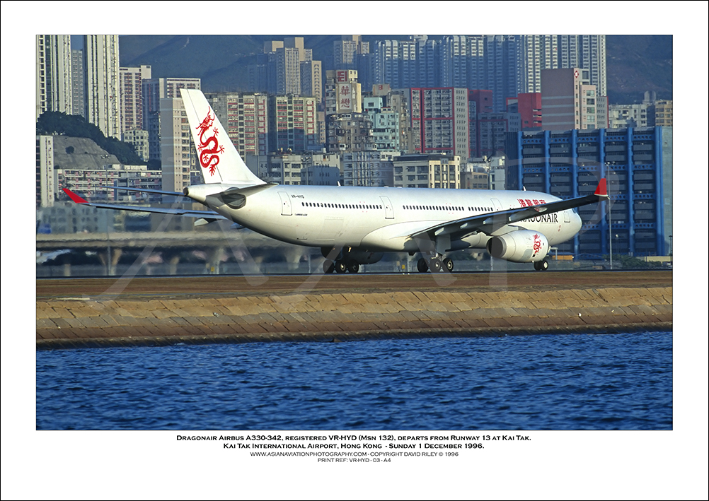 VR-HYD - Dragonair Airbus A330-342  (Msn 132) - 03