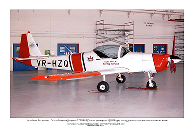 VR-HZQ - Hong Kong Government Flying Services Slingsby T76 M200 Firefly - 01