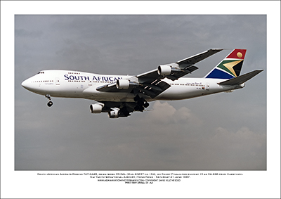 ZS-SAL - South African Airways Boeing 747-244B  (Msn 20237 Ln 154) - 01